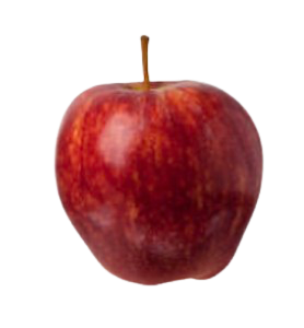 An apple being eaten...